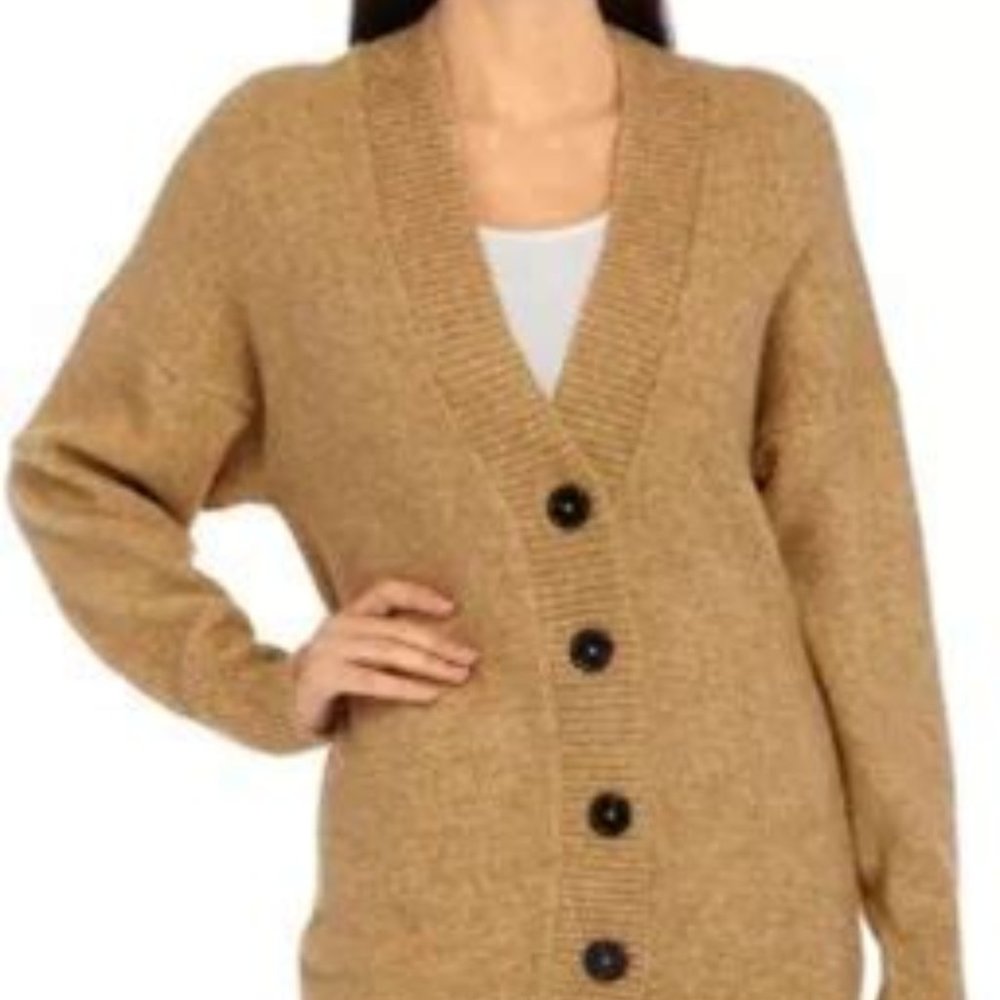 Biltmore Women's Long Sleeve Pleat Back Cardigan - New With Tags